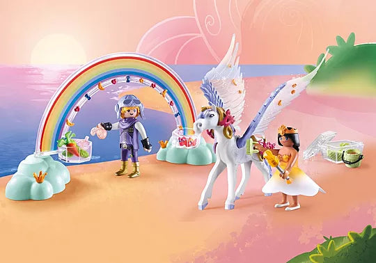 Pegasus with Rainbow in the Cloud - Playmobil
