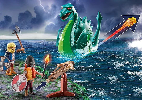 Vikings with Sea Monster- Playmobil