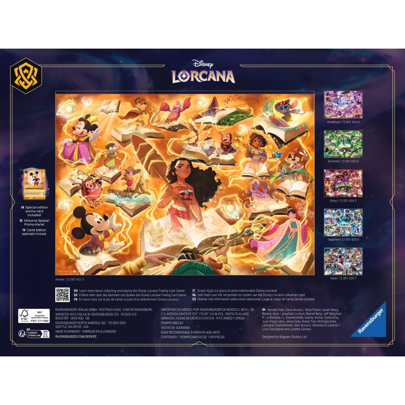 Disney Lorcana Amber 1000pc puzzle - Ravensburger