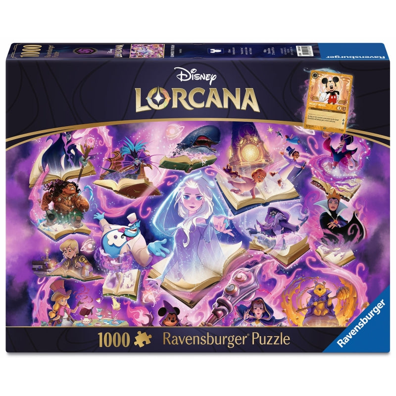 Disney Lorcana Amethyst 1000pc puzzle - Ravensburger