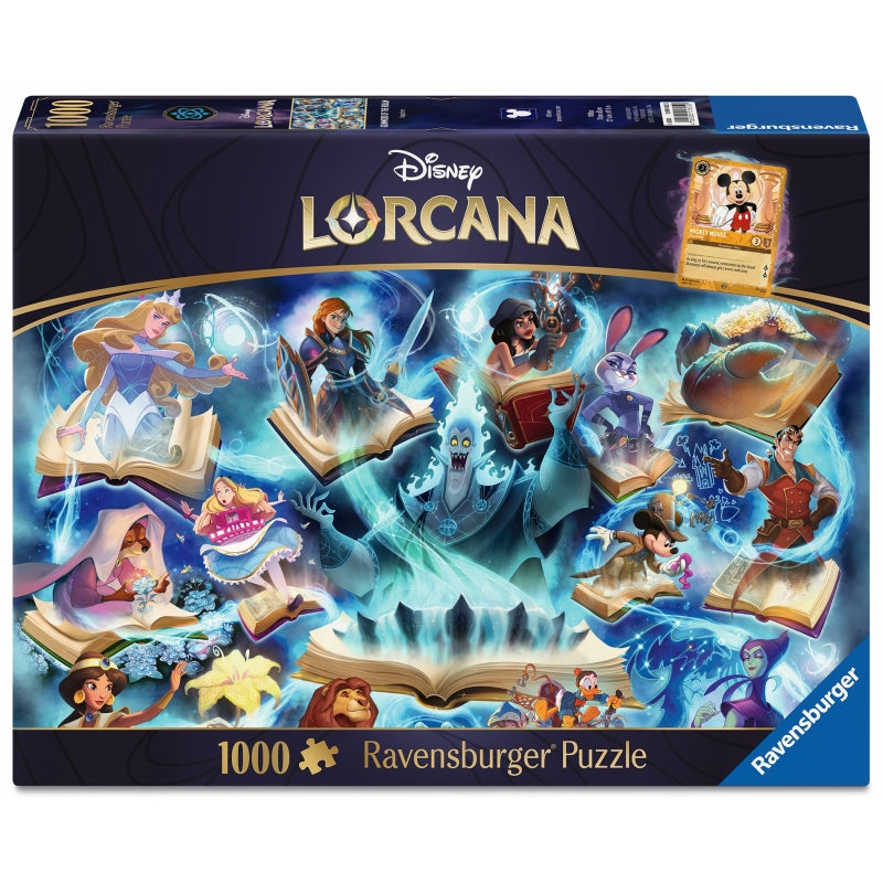 Disney Lorcana Sapphire 1000pc Puzzle - Ravensburger