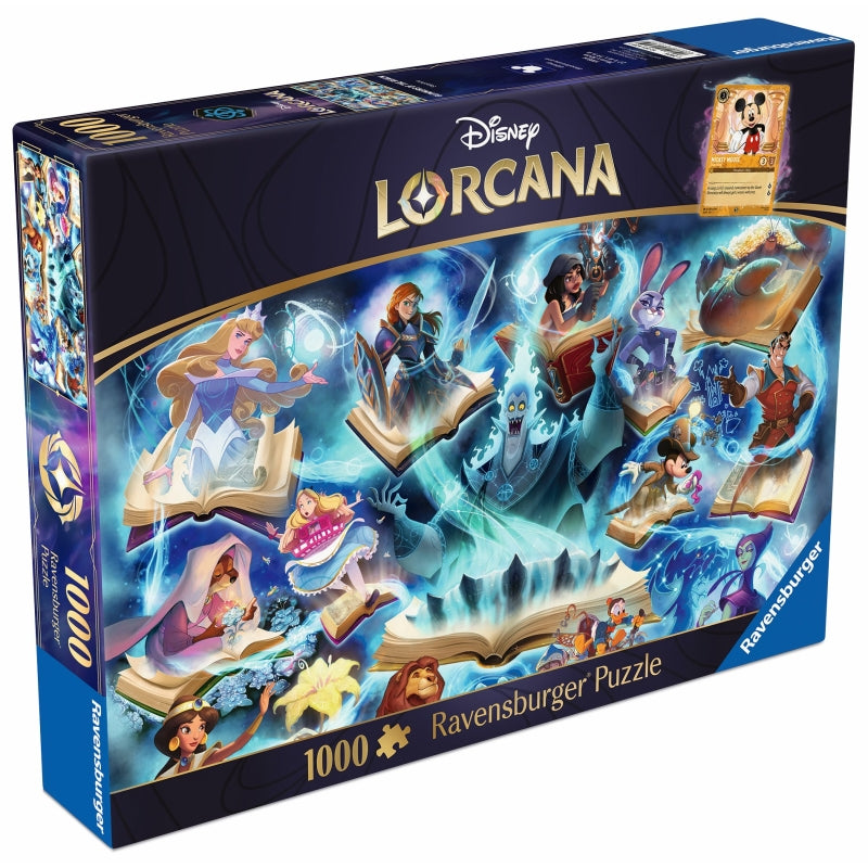 Disney Lorcana Sapphire 1000pc Puzzle - Ravensburger