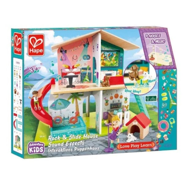 Rock and Slide Musical Dollhouse - Hape