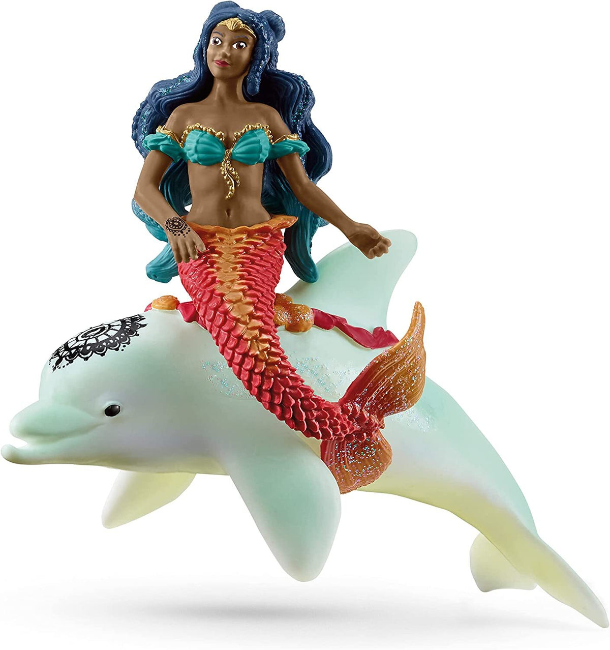 Isabelle on Dolphin - Schleich