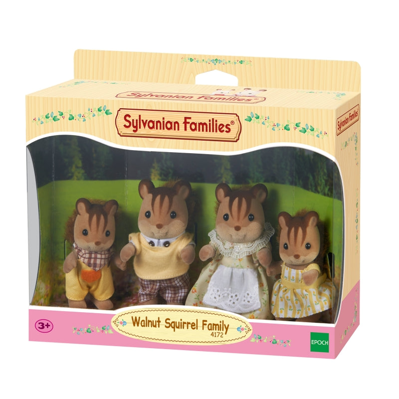 Walnut Squirrel Family - Sylvanian Families