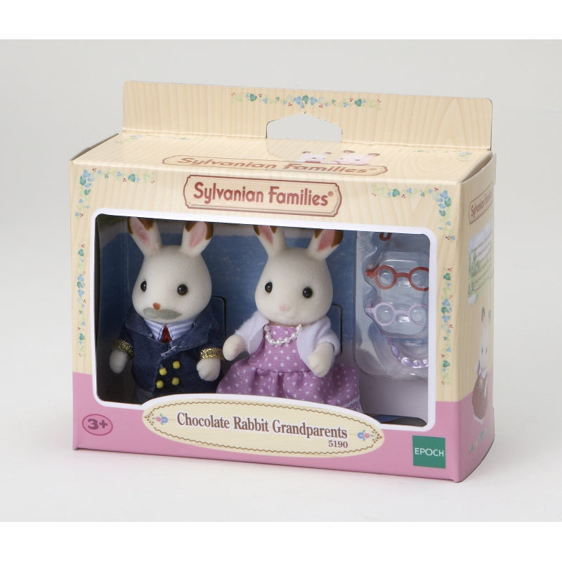 Chocolate Rabbit Grandparents - Sylvanian Families