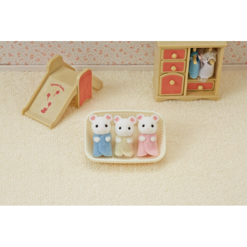 Marshmellow Mouse Triplets - Sylvanian Families