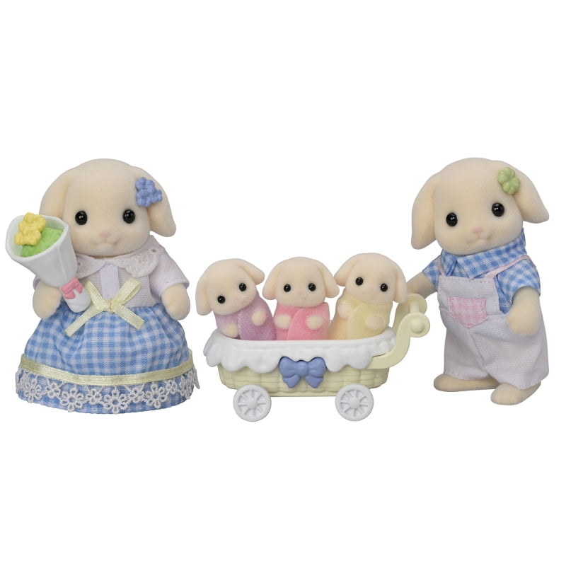 Flora Rabbit Family - Sylvanian Families