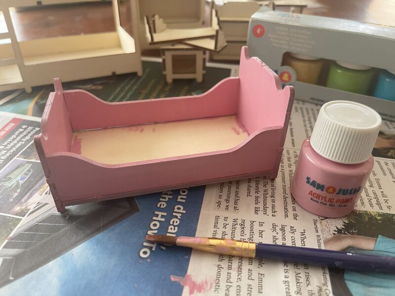 Paint Set with Brushes 6 colours - Sam and Julia