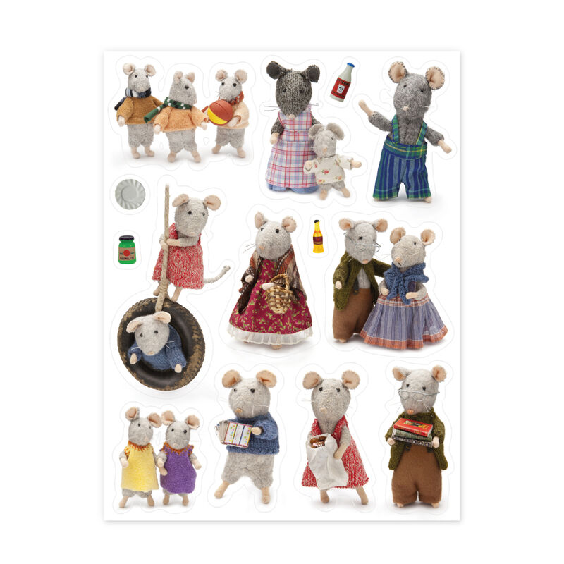 30+Stickers Mouse Mansion Themed - Sam and Julia