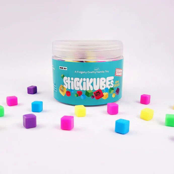 Stickikubes Neon Brights 125pc Tub