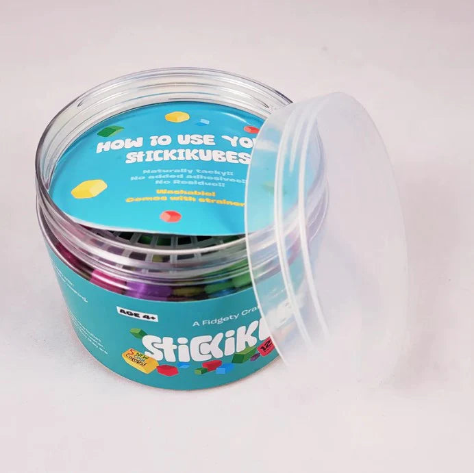 Stickikubes Neon Brights 125pc Tub