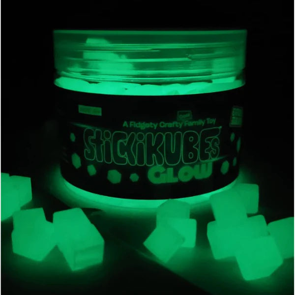 Stickikubes Glow in the Dark 125pc Tub