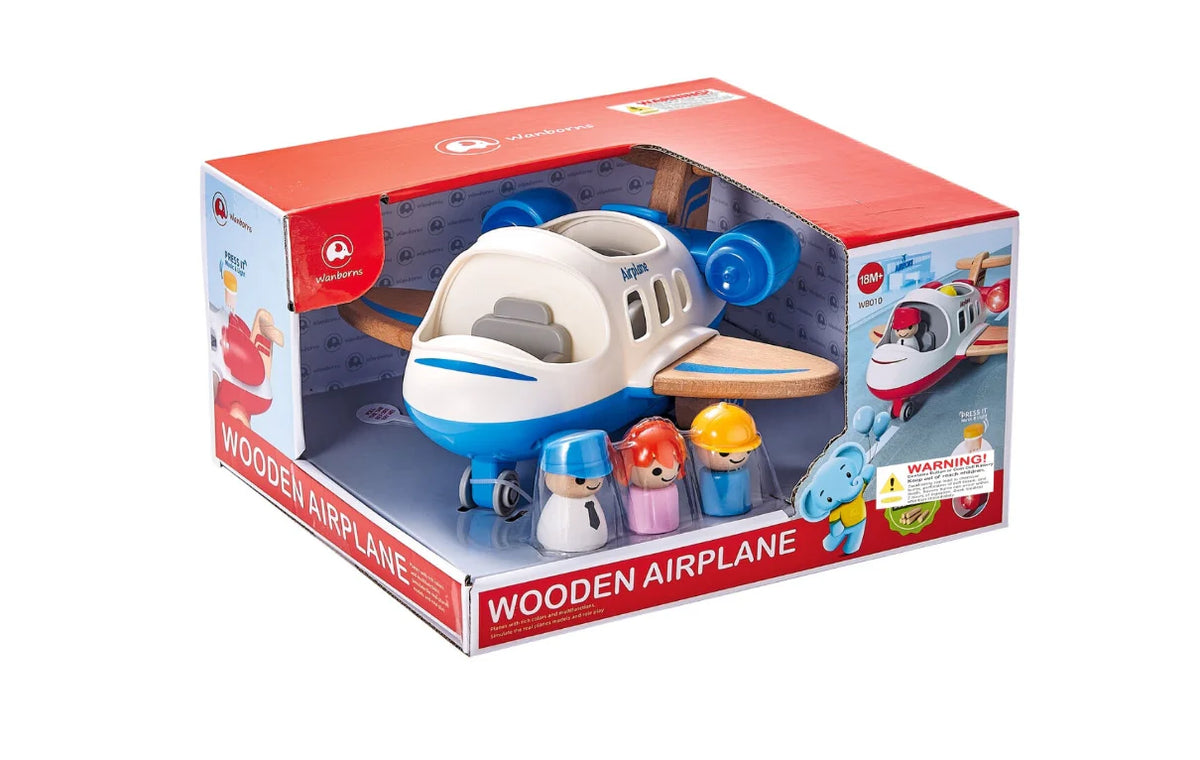 Wooden Airplane Light and Sound - Wanborns