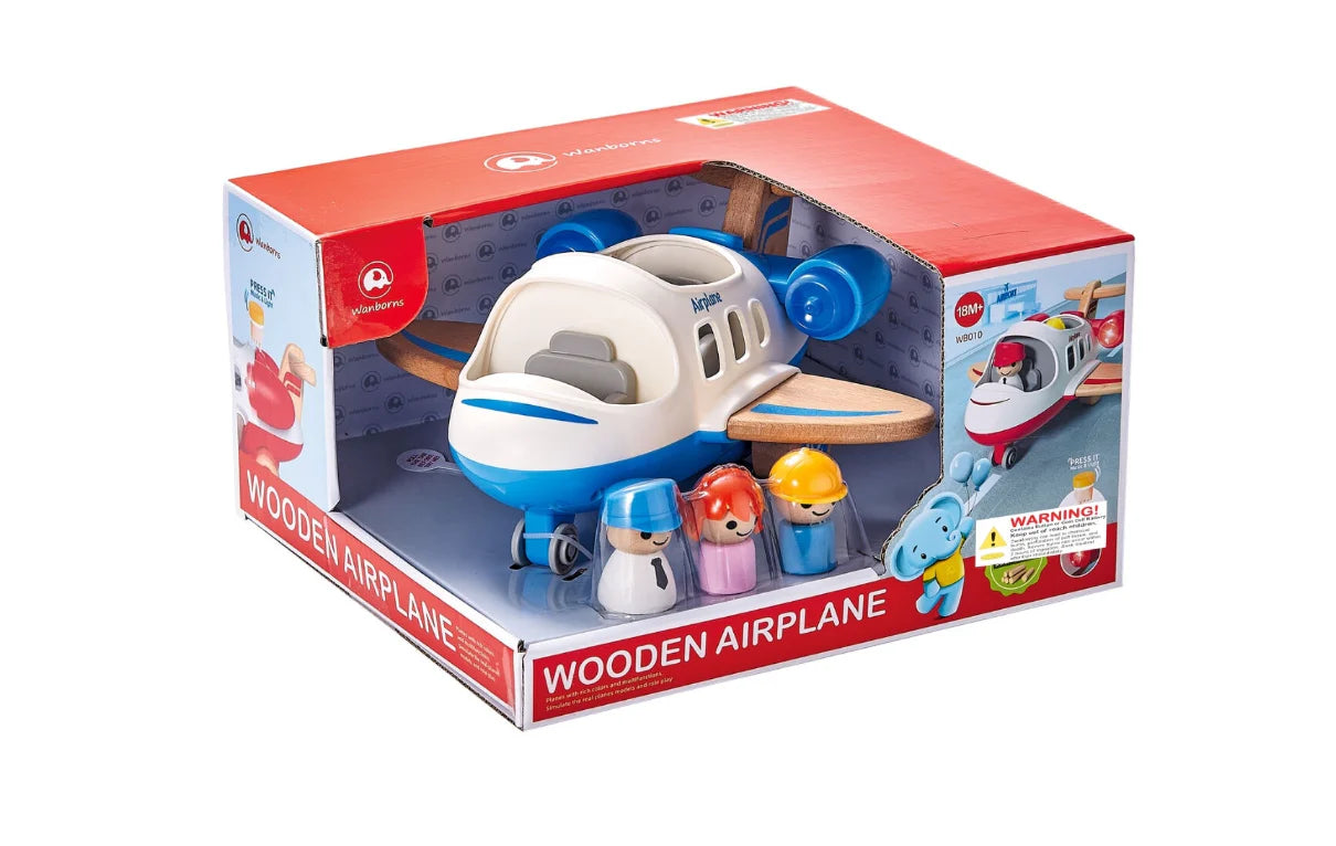Wooden Airplane Light and Sound - Wanborns