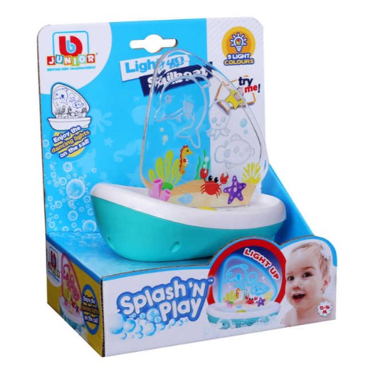 BBJ Splash N Play Light Up Sailboat