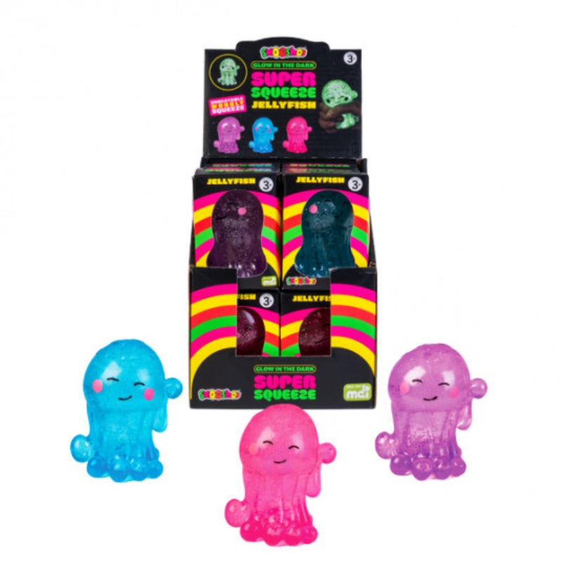 Smooshos Jellyfish Super Squeeze Glow in Dark