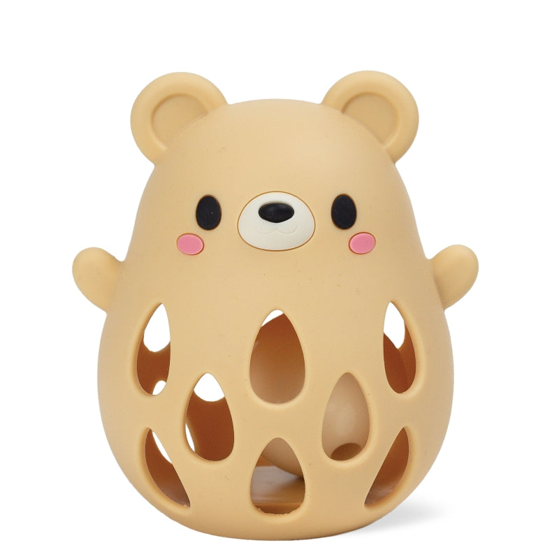 Bear Silicone Rattle - Tiger Tribe