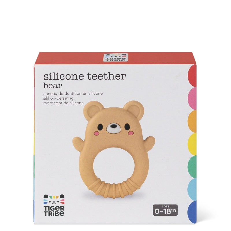 Bear Silicone Teether - Tiger Tribe