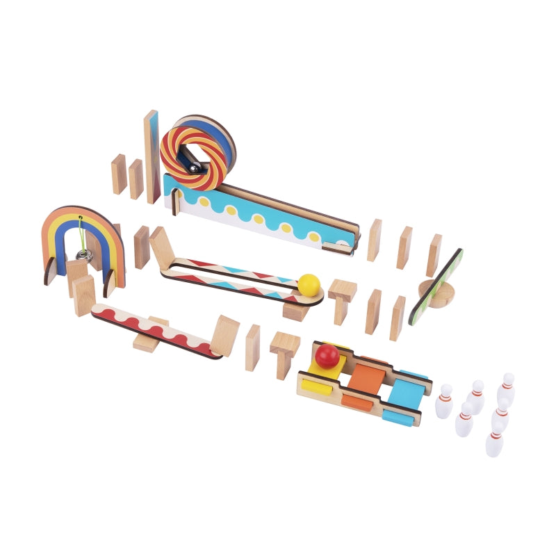 Domino Run Building Set Large