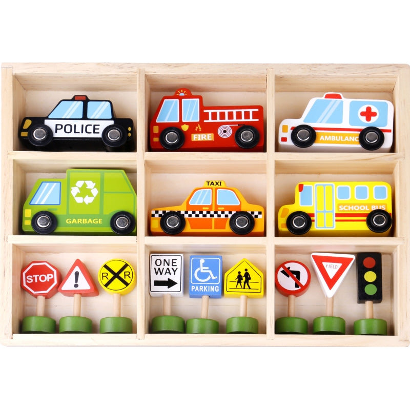 Transport Vehicles and Street Signs