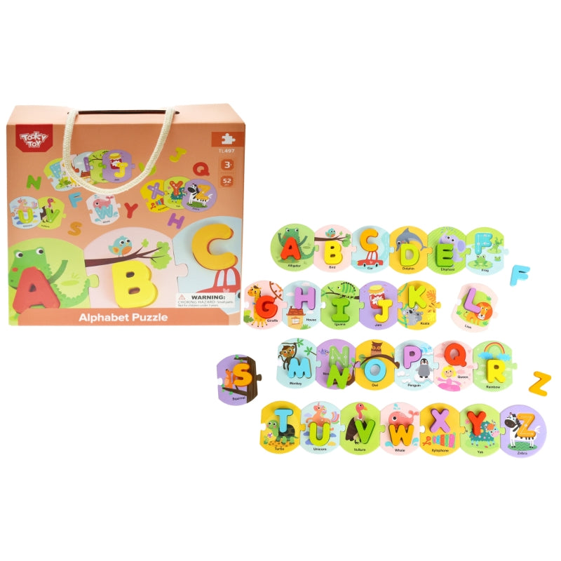 Alphabet Puzzle in Carry Box