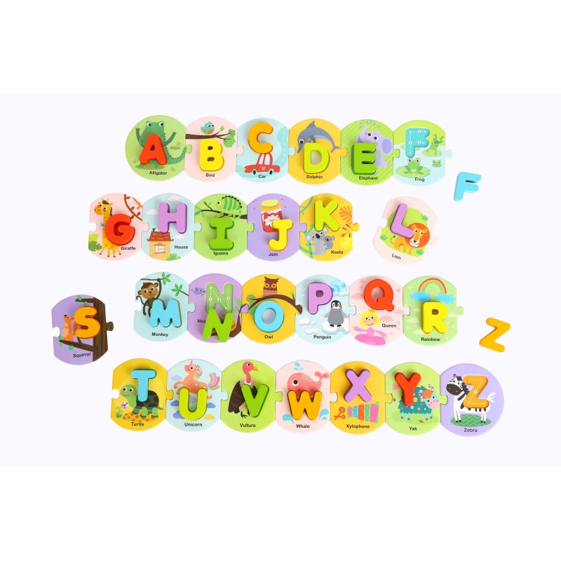 Alphabet Puzzle in Carry Box