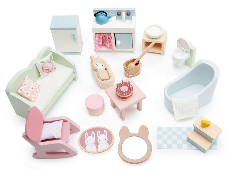 Countryside Dollhouse Furniture Set - Tenderleaf Toys
