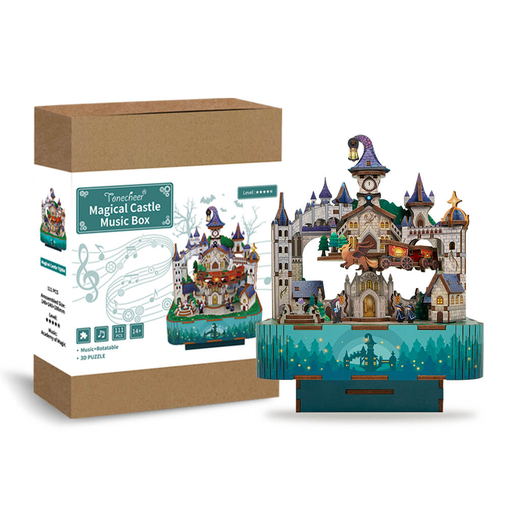 Magical Castle DIY Music Box 111pcs - Tonecheer