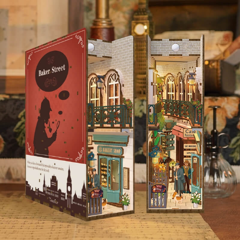Baker Street DIY Book Nook Kit - Tonecheer