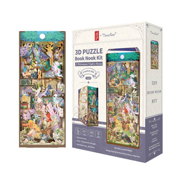 A Midsummer Nights Dream DIY Book Nook Kit - Tonecheer