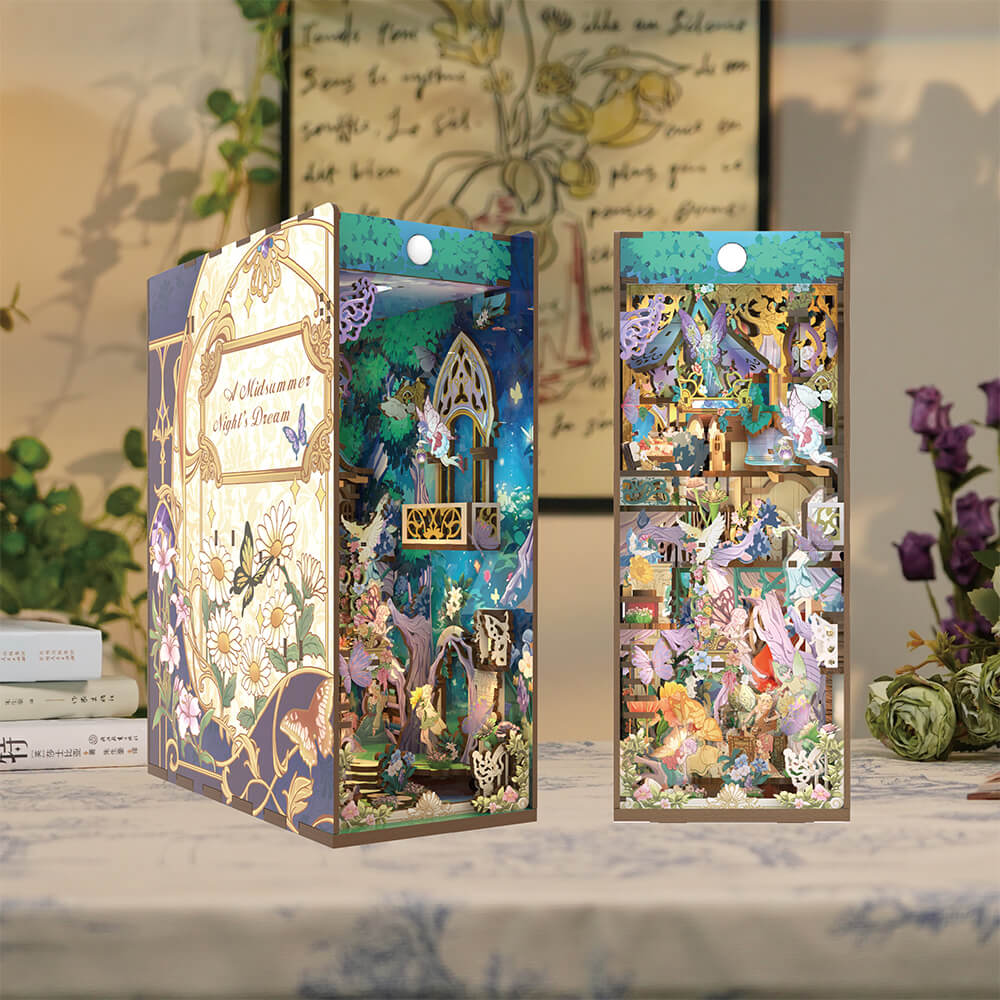 A Midsummer Nights Dream DIY Book Nook Kit - Tonecheer