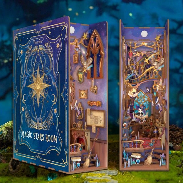 Magic Stars Room DIY Book Nook Kit - Tonecheer