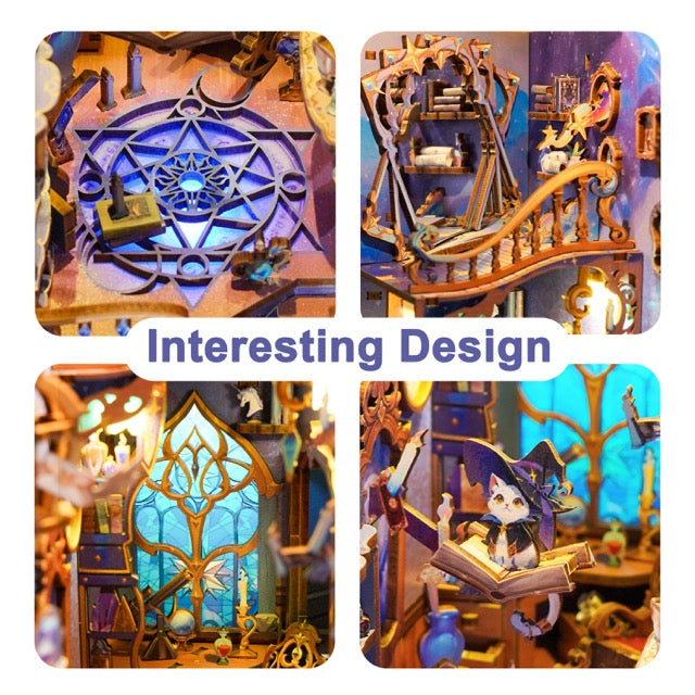 Magic Stars Room DIY Book Nook Kit - Tonecheer