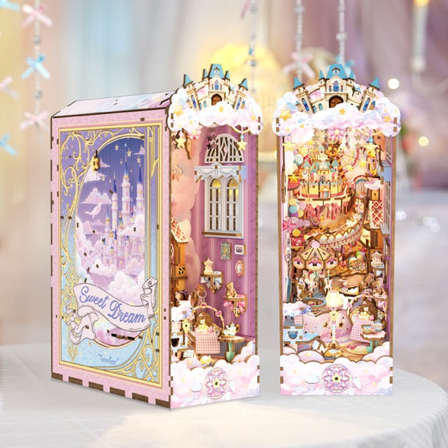 Sweet Dreams DIY Book Nook Kit - Tonecheer