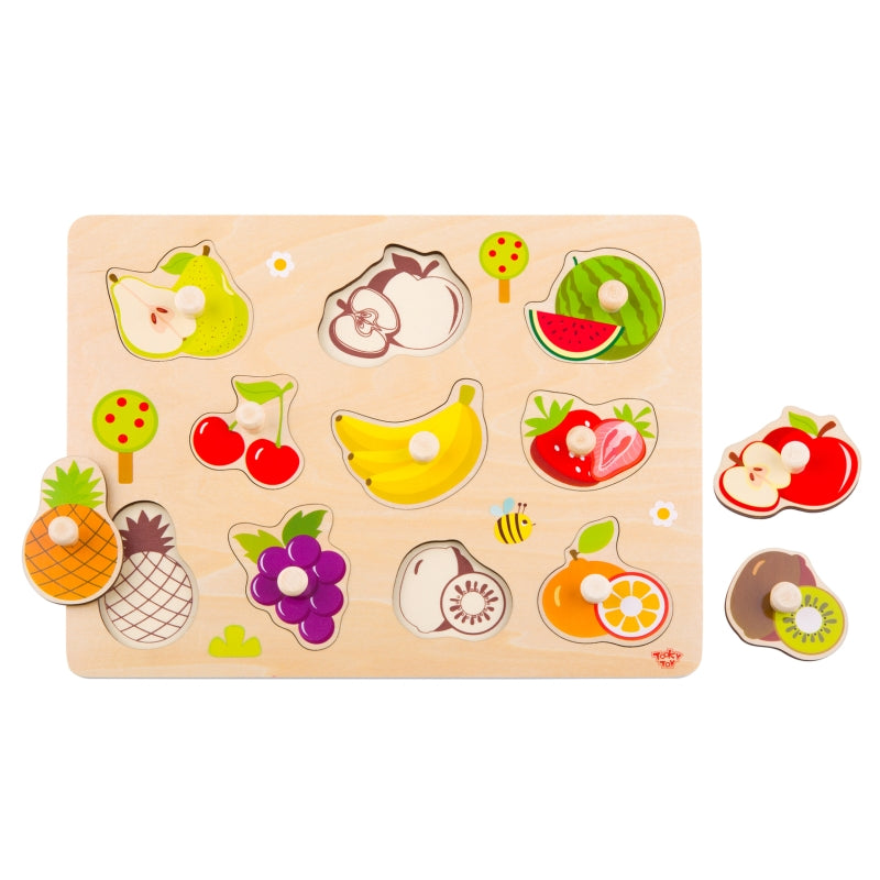 Fruit Peg Puzzle - Tooky Toy