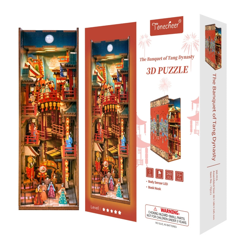 Banquet of the Tang Dynsasty DIY Book Nook Kit - Tonecheer