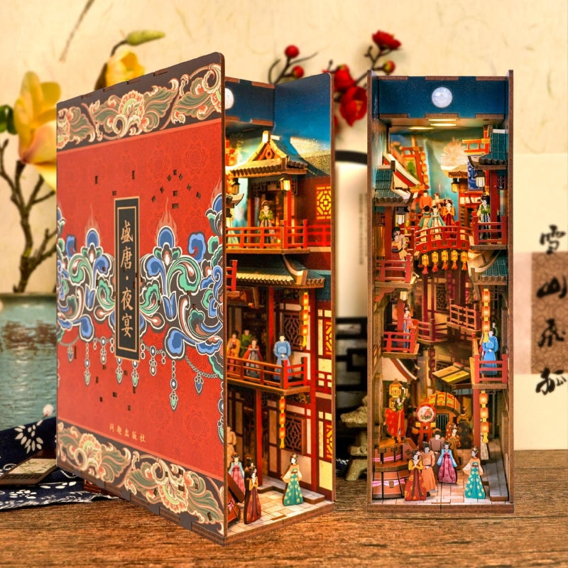 Banquet of the Tang Dynsasty DIY Book Nook Kit - Tonecheer
