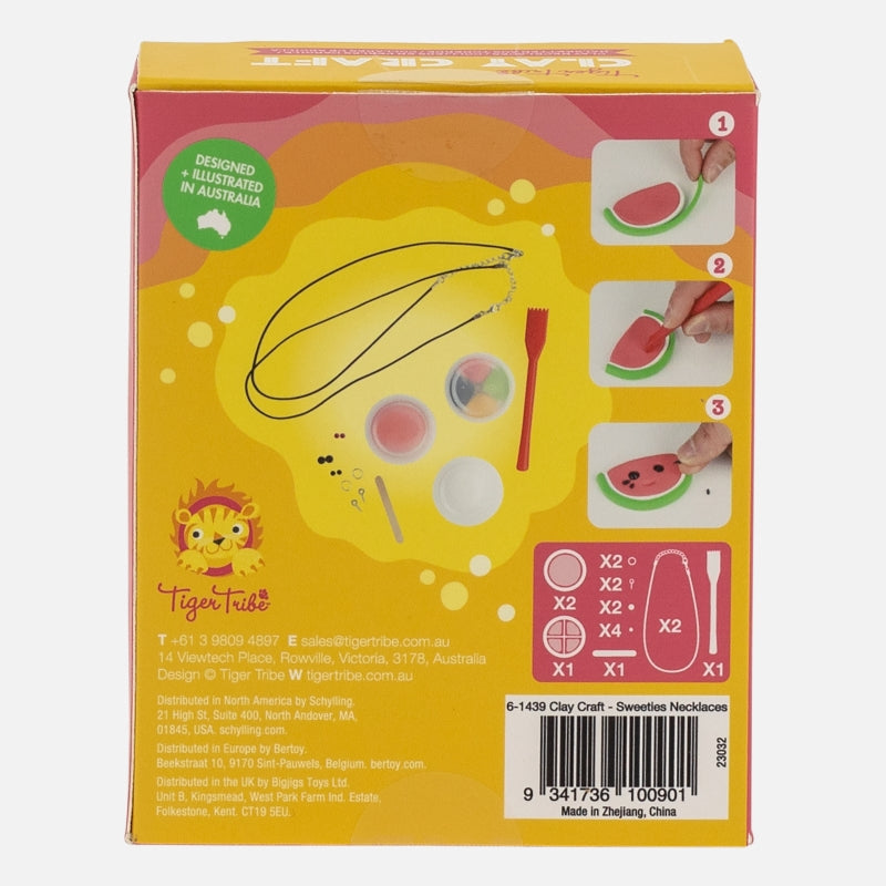 Clay Craft Sweeties Necklaces - Tiger Tribe