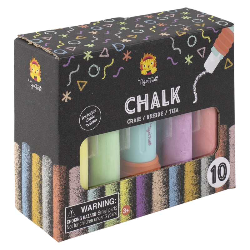 Sidewalk Chalk with holder - Tiger Tribe