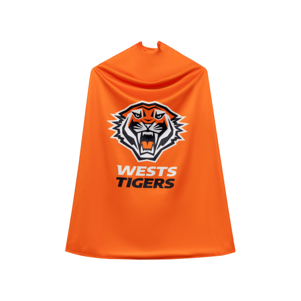 Wests Tigers Youth Supporter Cape - Mini Mascot