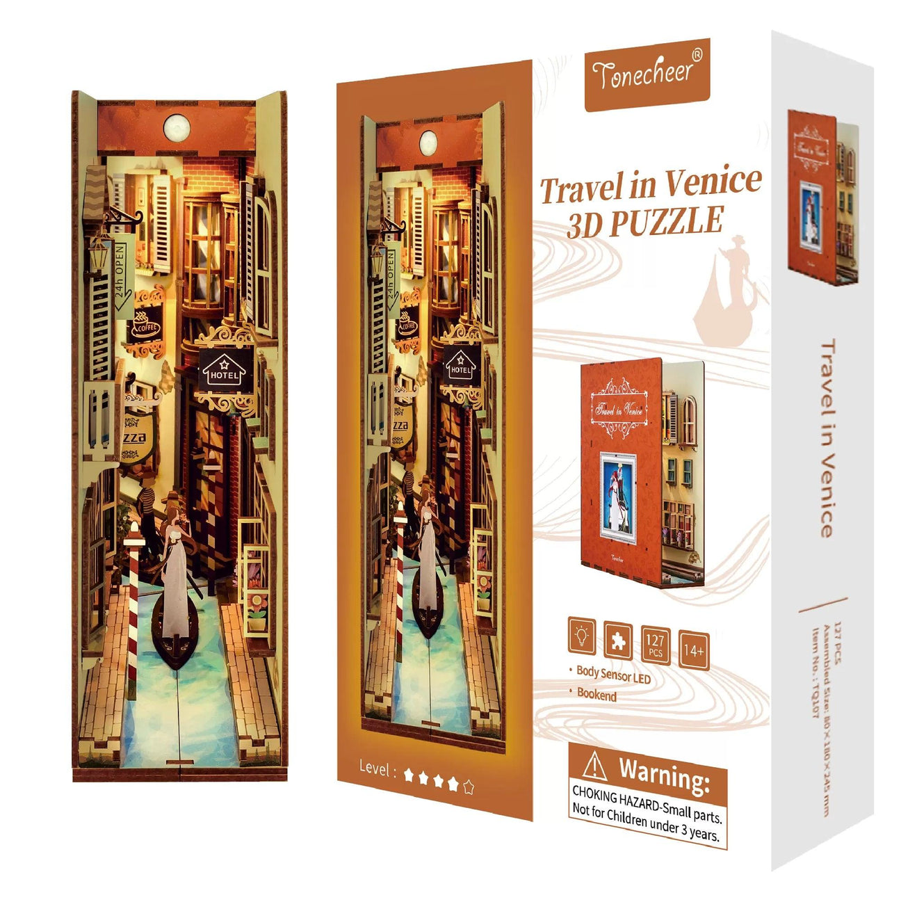 Travel in Venice DIY Book Nook Kit - Tonecheer