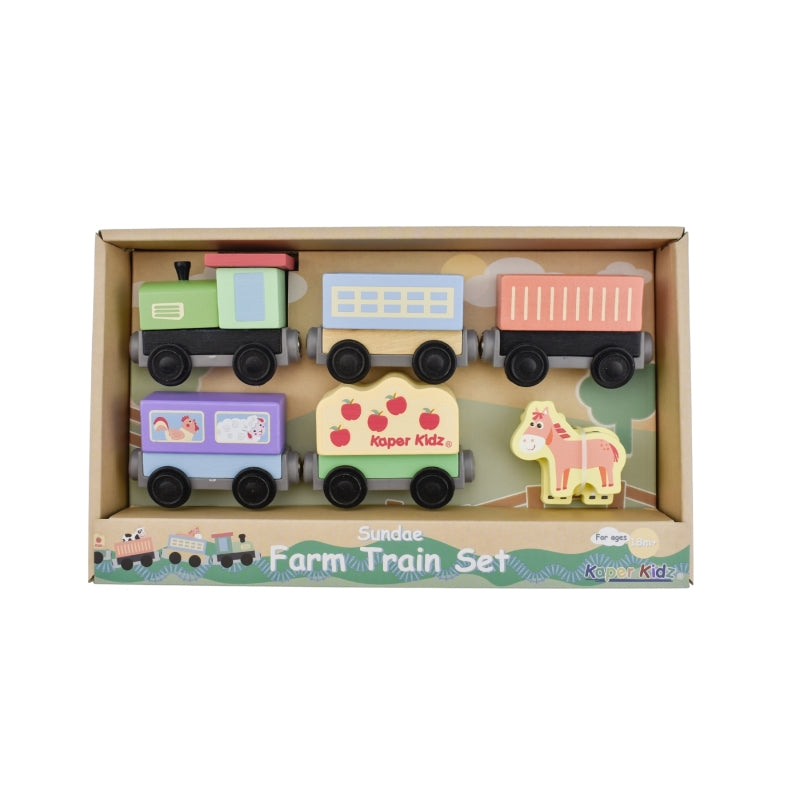Sundae Farm Train Set - Kaper Kids