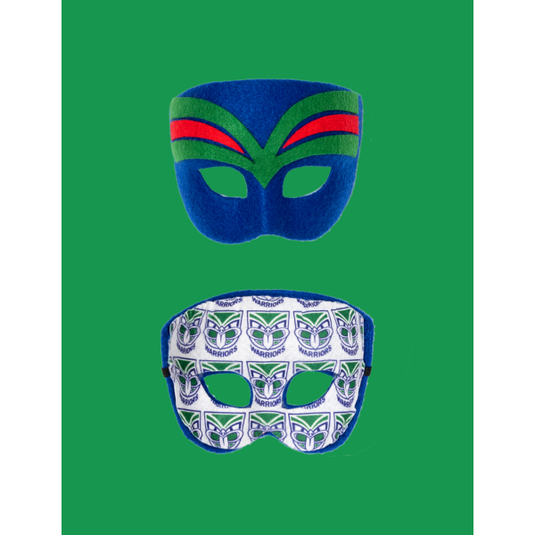 New Zealand Warriors Mask - Mini Mascot