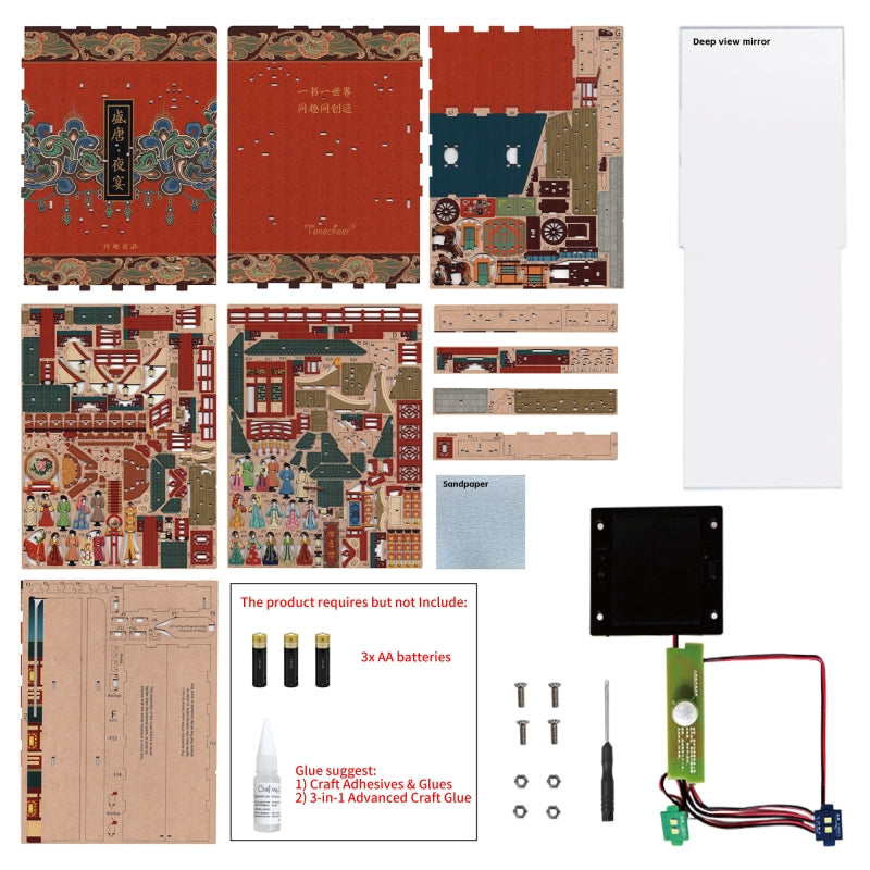 Banquet of the Tang Dynsasty DIY Book Nook Kit - Tonecheer
