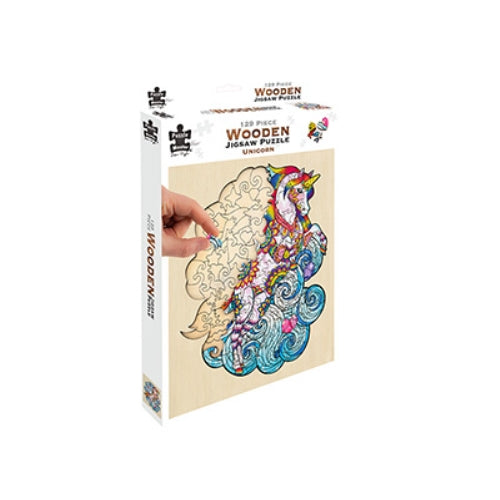 Unicorn Wooden Jigsaw Puzzle 129pc