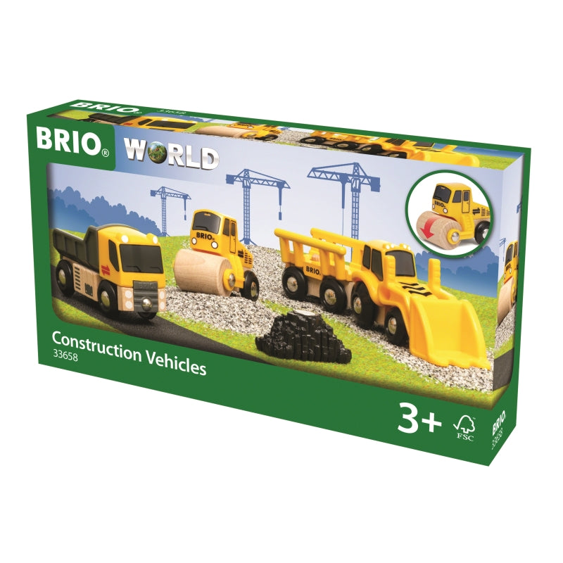 Construction Vehicles 5pc set - Brio