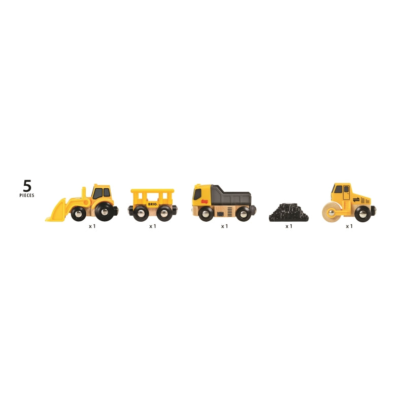 Construction Vehicles 5pc set - Brio