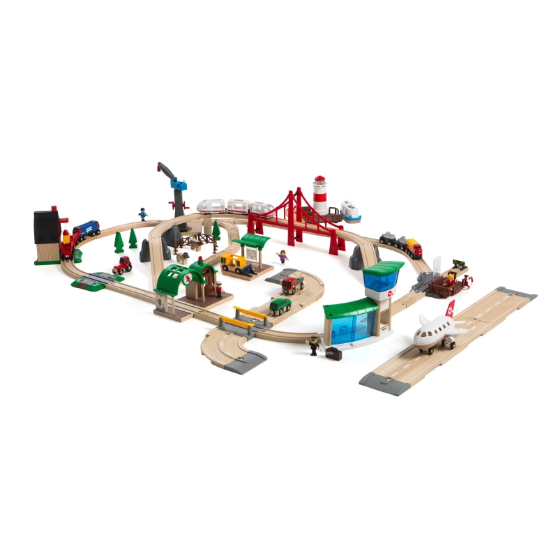 Railway World Deluxe Set 106 pieces - Brio
