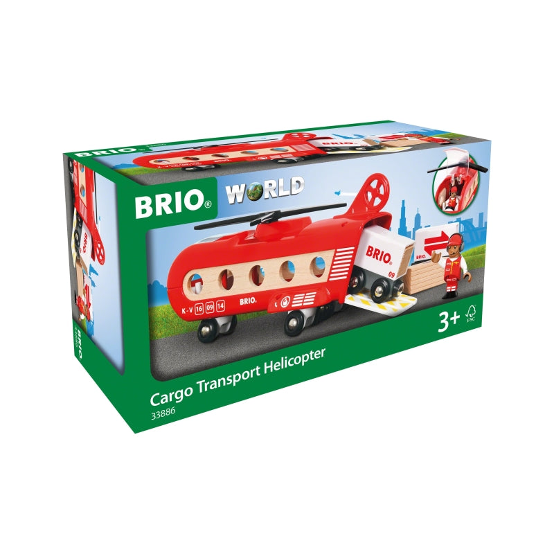 Cargo Transport Helicopter 8pc - Brio
